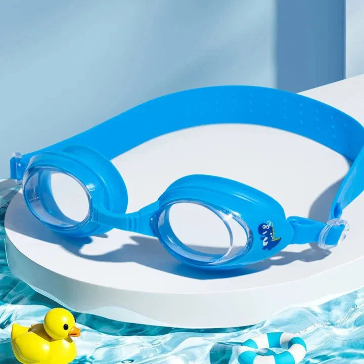 Kids Swim Goggles and Cap- Waterproof & Anti Fog