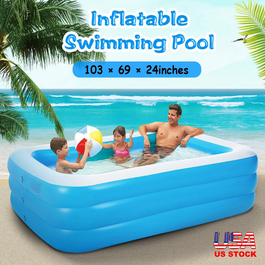 Pop-Up Pool for Extra Fun Quick! GBruno Inflatable Swimming Pools