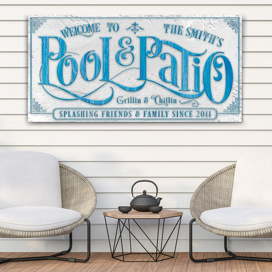 Personalized Swimming Pool Sign for Your Home
