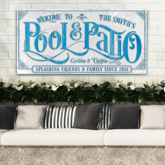 Personalized Swimming Pool Sign for Your Home