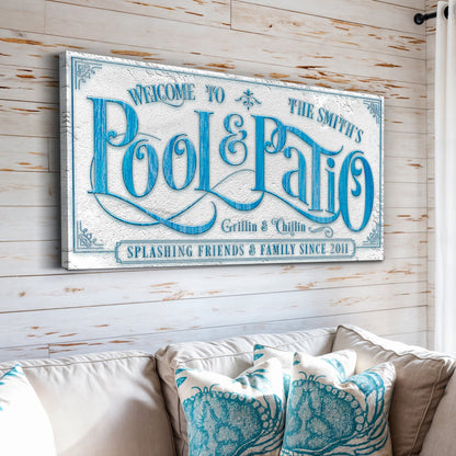 Personalized Swimming Pool Sign for Your Home