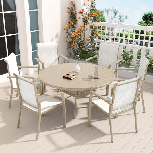 7 Pieces Patio Dining Set