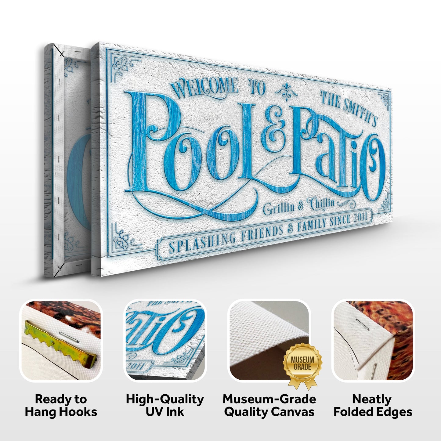 Personalized Swimming Pool Sign for Your Home
