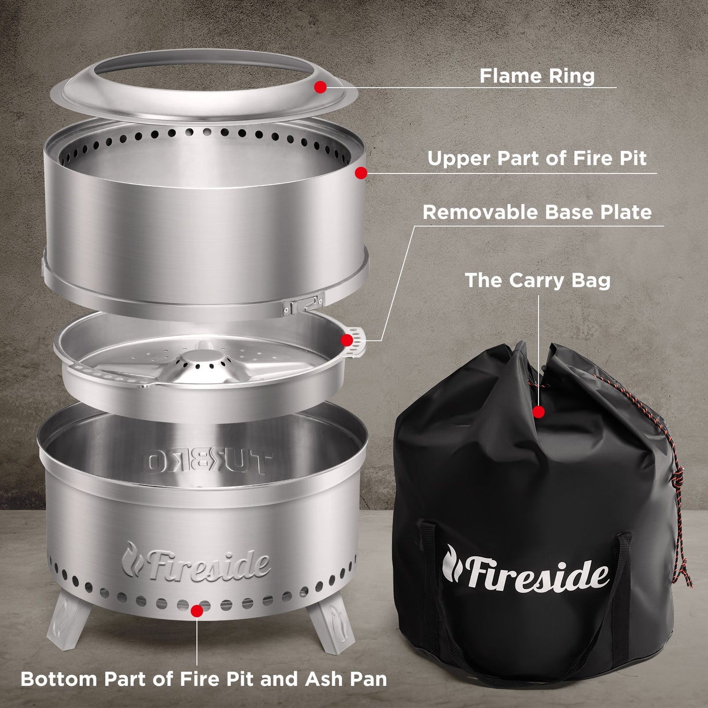 Enjoy Warmth and Firelight Without the Smoke! Smokeless Outdoor Fire Pit