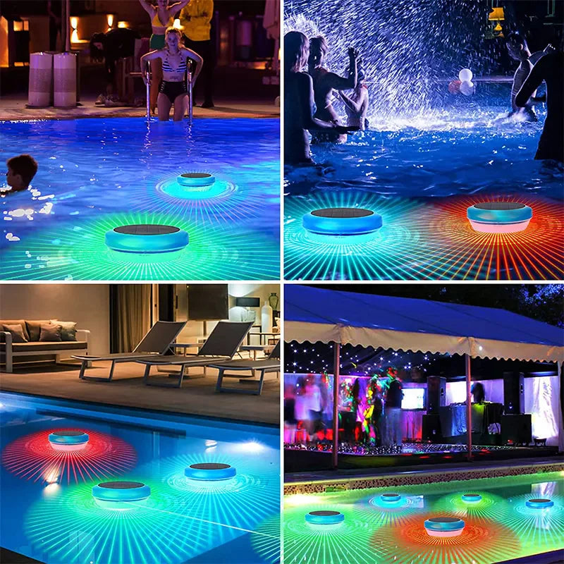 Solar LED RGB Light - Swimming Pool Floating Waterproof Lamp