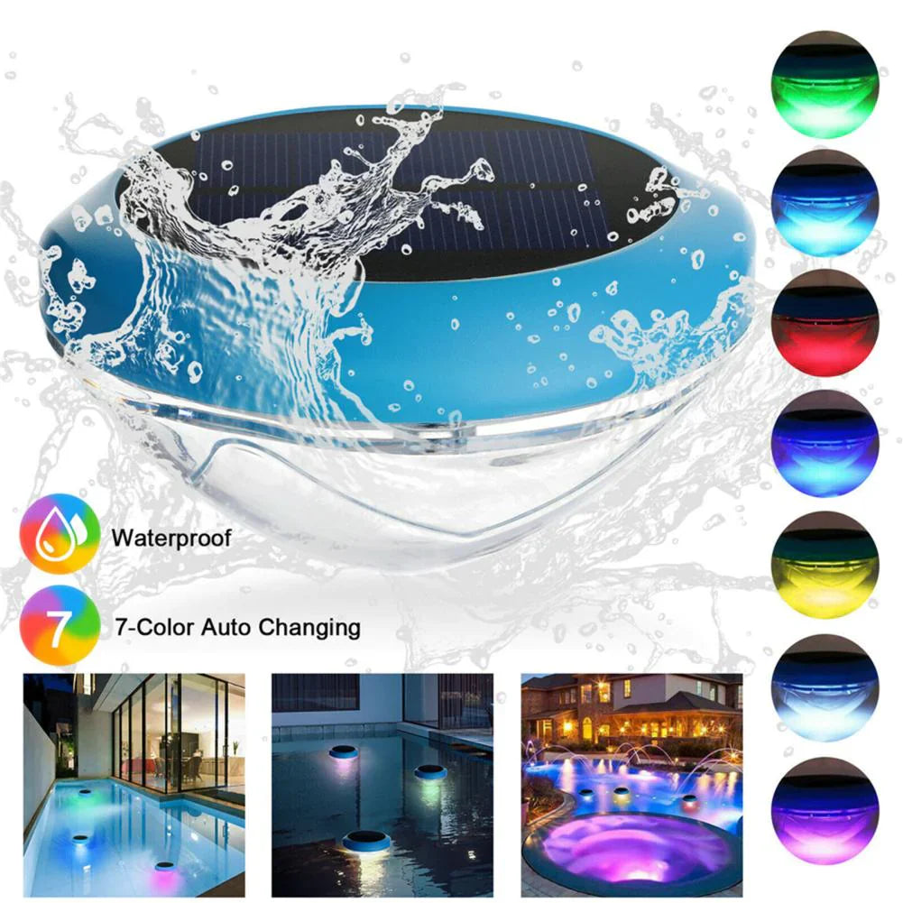 Solar LED RGB Light - Swimming Pool Floating Waterproof Lamp