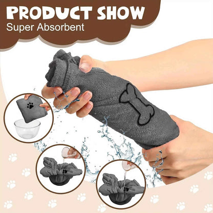 Quick-Drying Microfiber Dog Towel – Super Absorbent