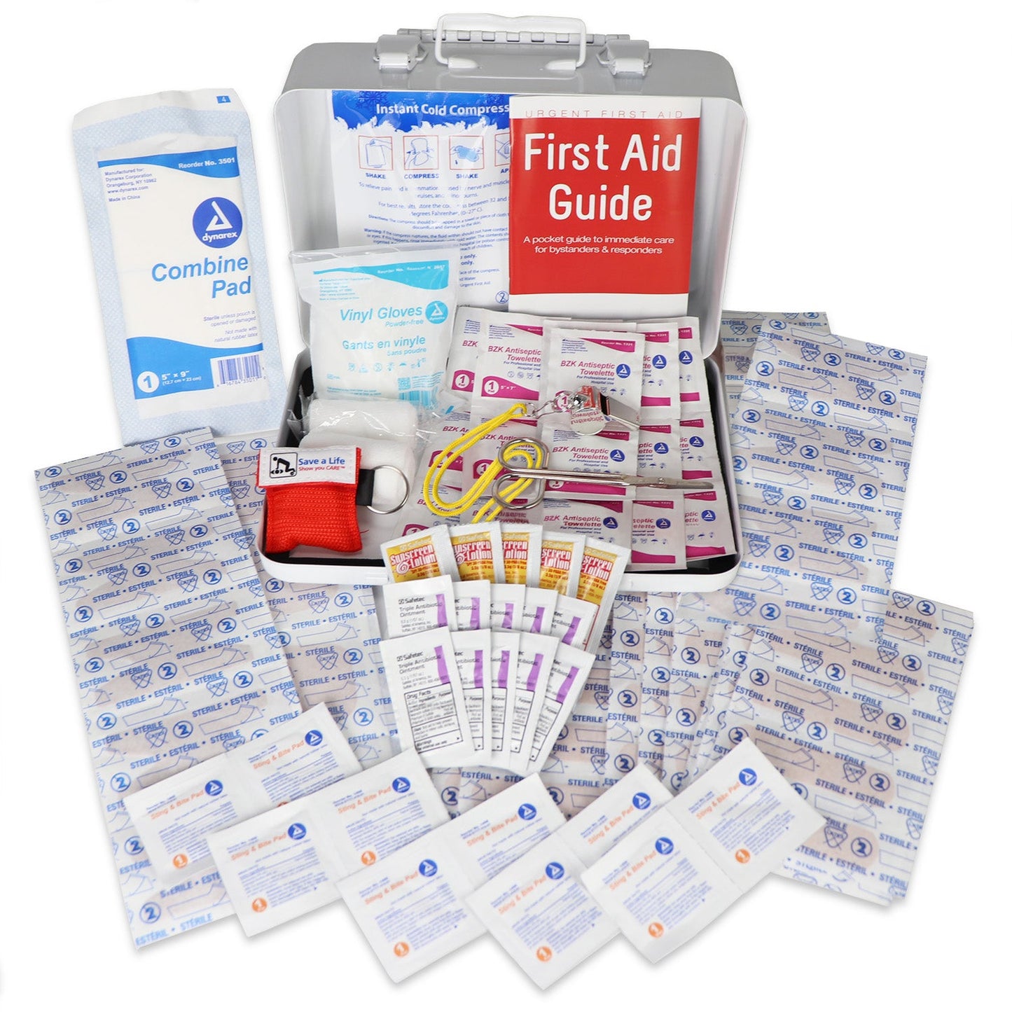 Swimming Pool & Lifeguard First Aid Kit - Metal  | Jordan Pool Works