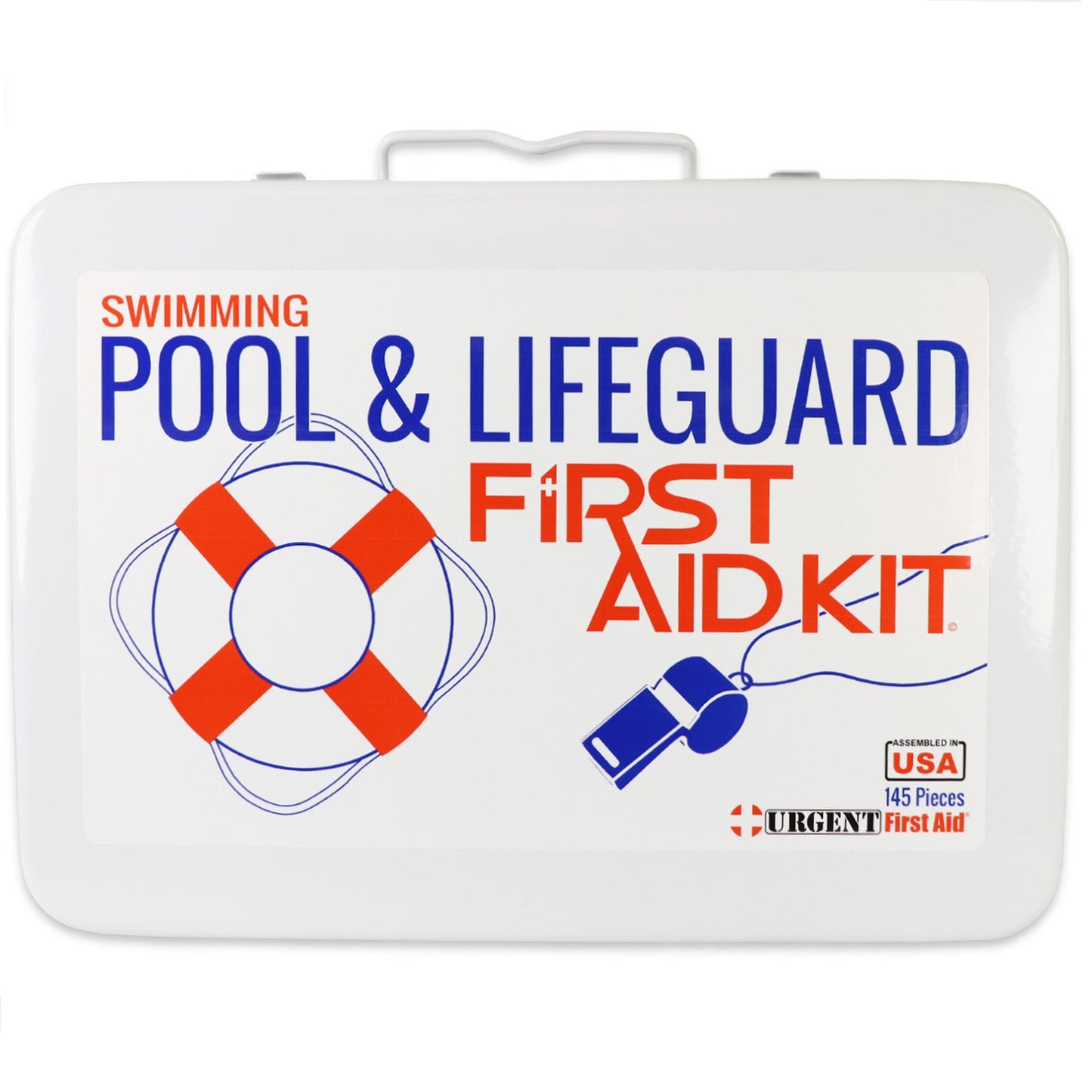 Swimming Pool & Lifeguard First Aid Kit - Metal  | Jordan Pool Works