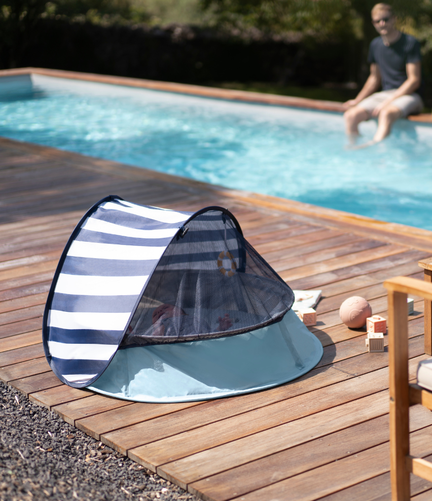 Fun Without the Sun! - Aquani Anti-UV Baby Beach Tent & Paddling Pool