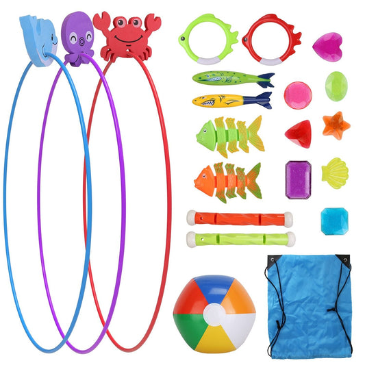 24 Piece Kit to Keep Your Kids active, Happy, and Entertained All Summer Long!
