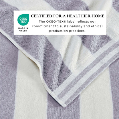 4 Pack Striped Cabana Oversized Beach Towel - Edgartown
