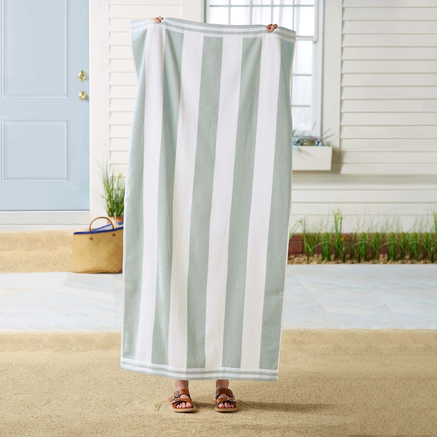 4 Pack Striped Cabana Oversized Beach Towel - Edgartown