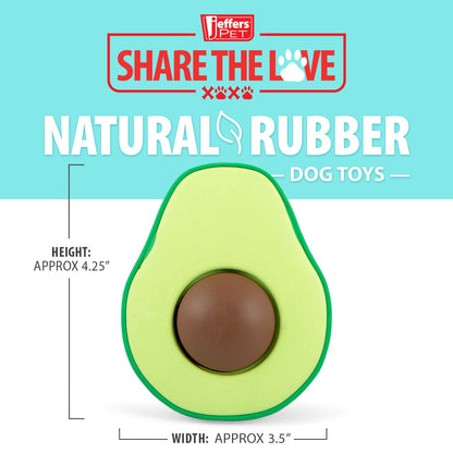 Jeffers Floating Natural Rubber Dog Chew Toy with Vanilla Scent for Dental Health and Water Play