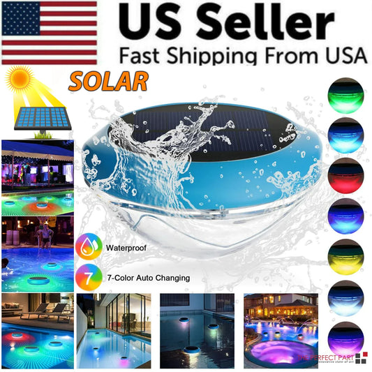 Solar LED RGB Light - Swimming Pool Floating Waterproof Lamp
